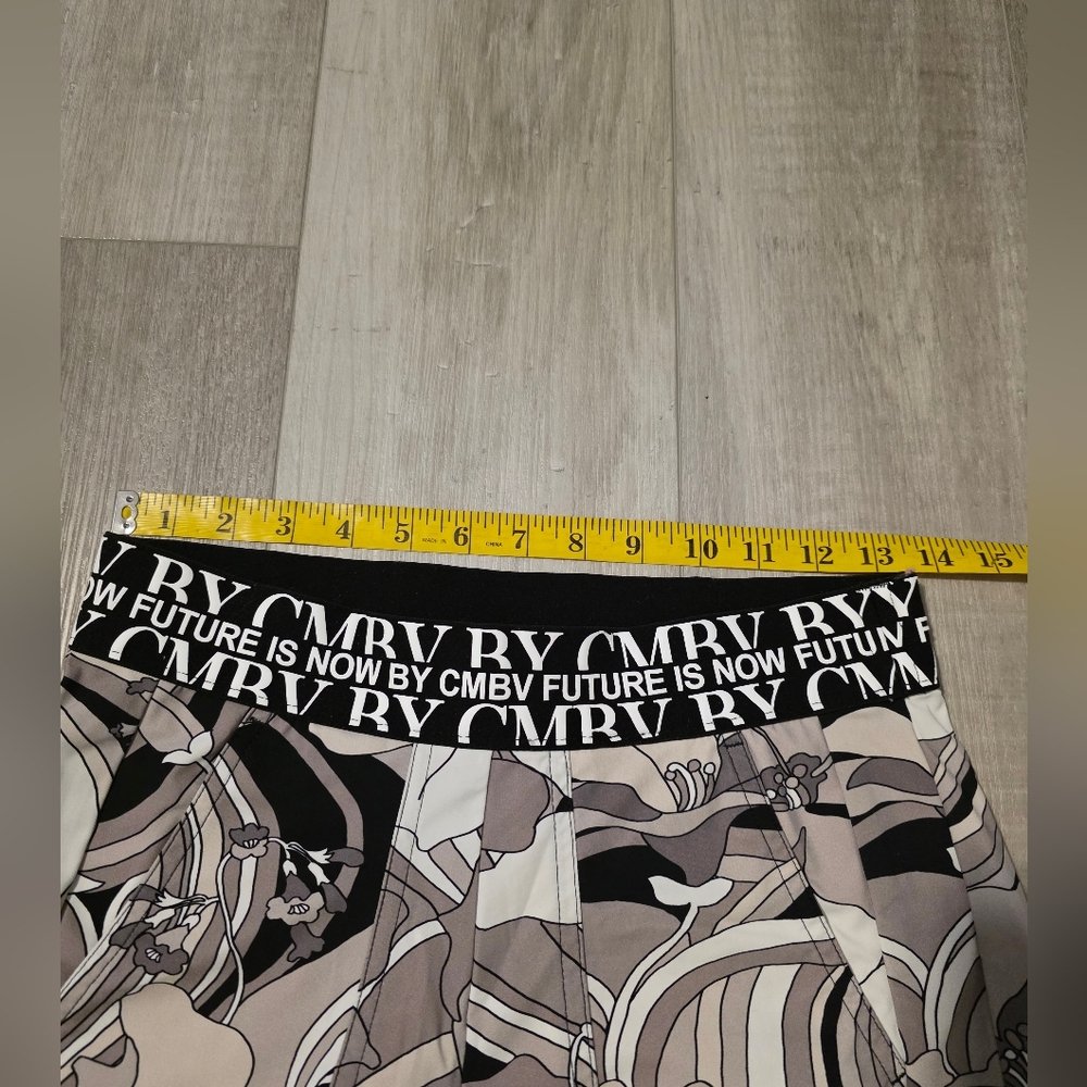 CAMBIO Jorden Abstract Floral Leggings High Rise Stretch Athleisure Pants Sz 34 - Picture 8 of 14